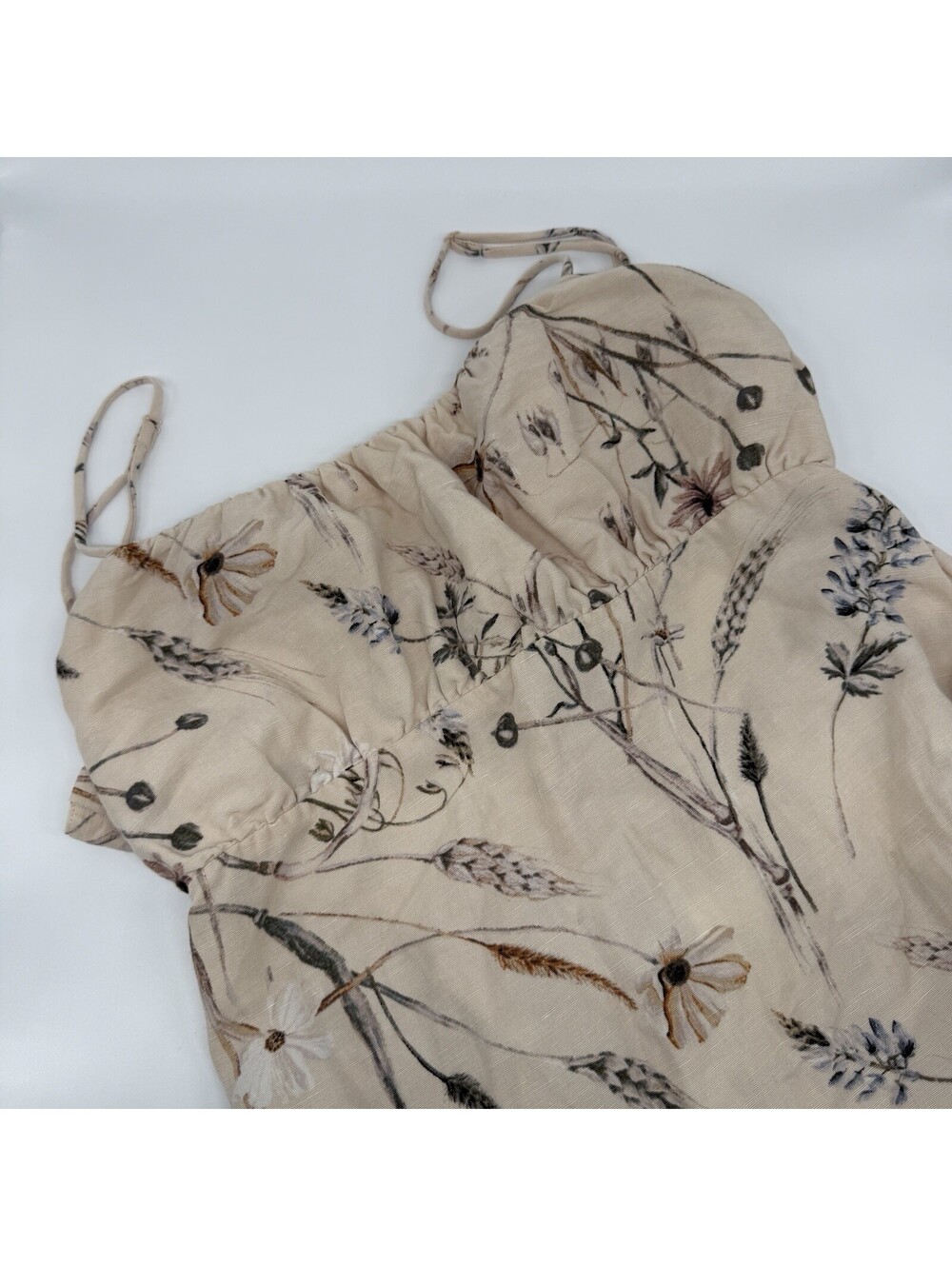 H&M Cottagecore Floral Prairie Mini Dress M